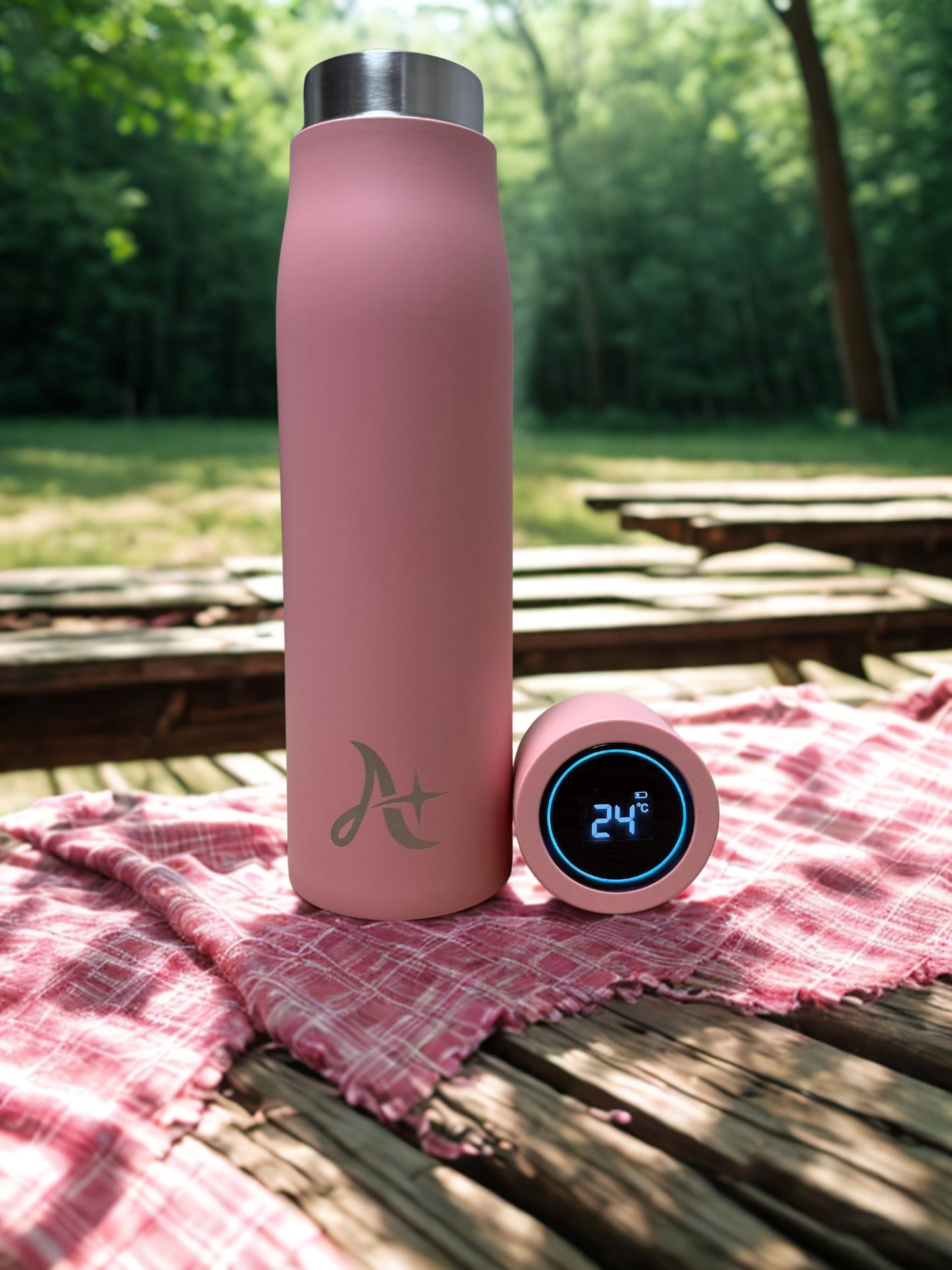 UV-zelfreinigende drinkfles 500 ml (RVS) – Thermosfles & Waterfles | Astalux