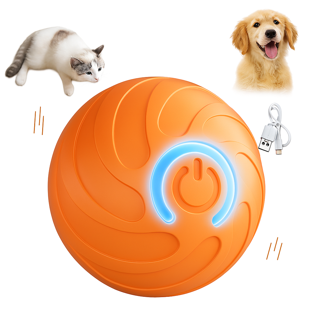 Interactieve oplaadbare speelbal voor honden & katten – Astalux Smart Pet Ball